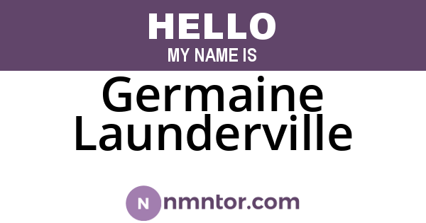 Germaine Launderville