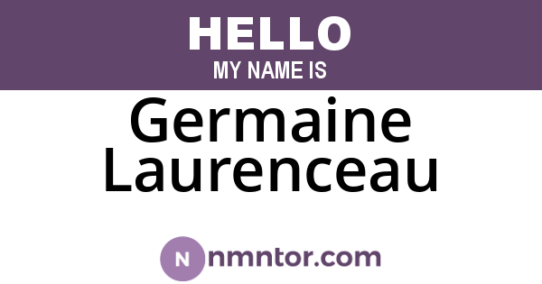 Germaine Laurenceau