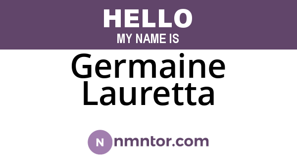 Germaine Lauretta