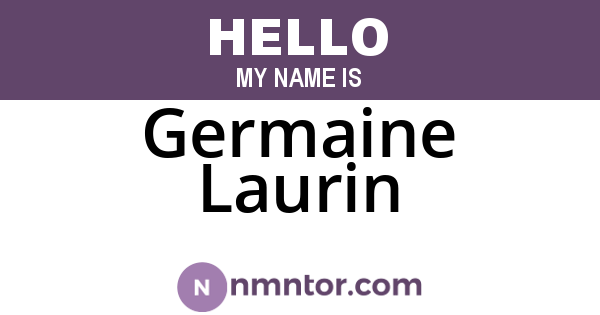 Germaine Laurin