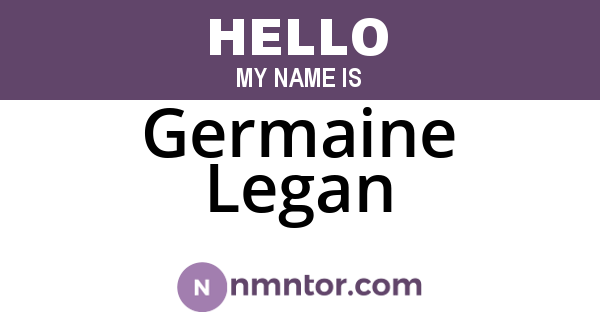 Germaine Legan