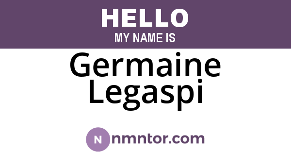 Germaine Legaspi