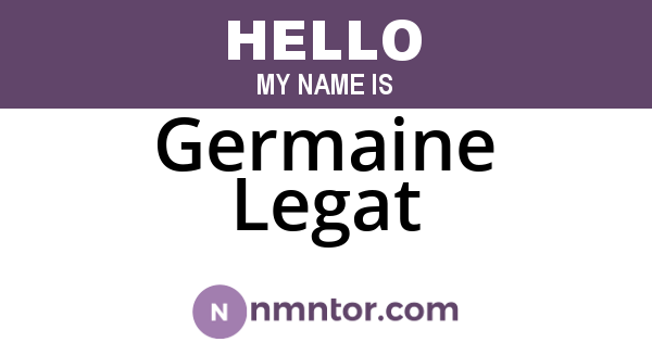 Germaine Legat