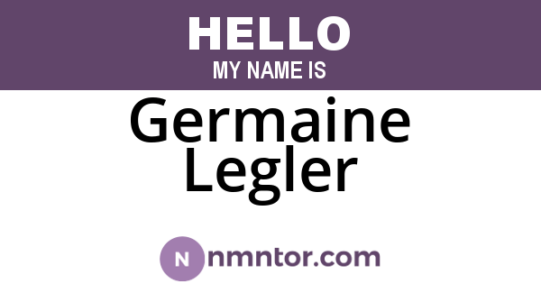 Germaine Legler