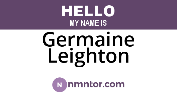 Germaine Leighton