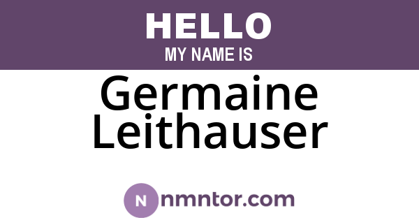 Germaine Leithauser