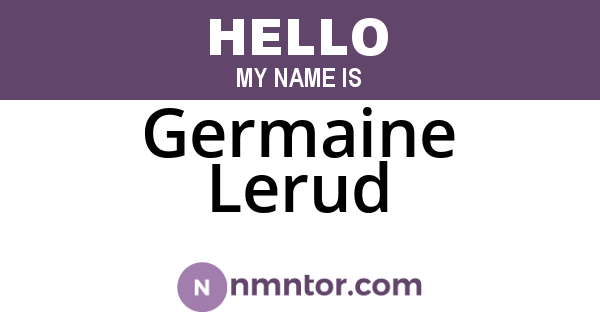 Germaine Lerud
