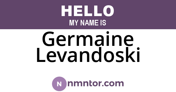 Germaine Levandoski