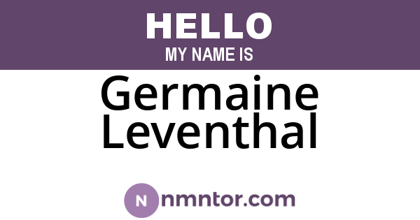 Germaine Leventhal