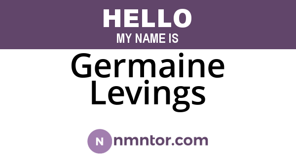 Germaine Levings