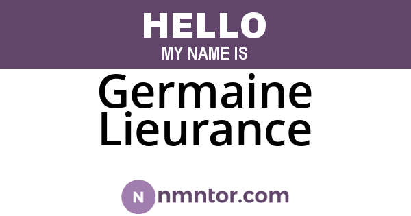 Germaine Lieurance