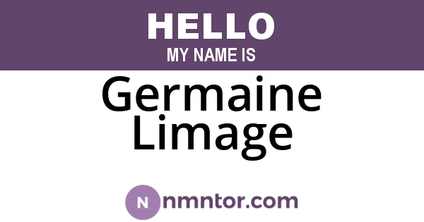 Germaine Limage