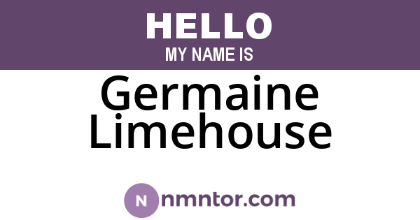 Germaine Limehouse