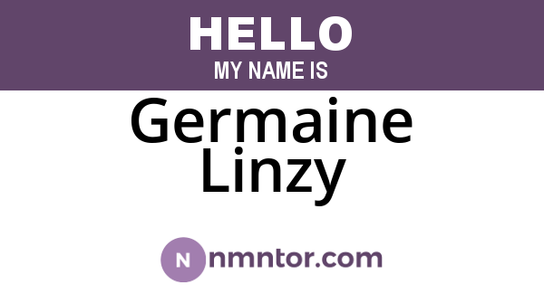 Germaine Linzy