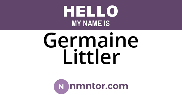 Germaine Littler