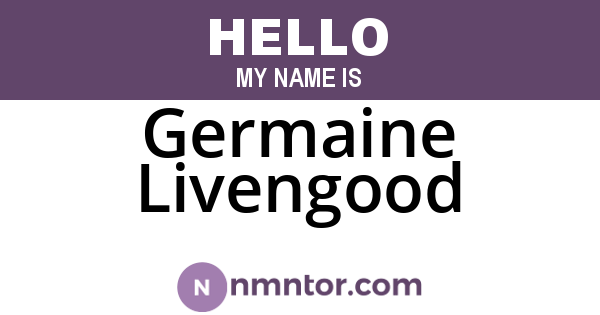 Germaine Livengood