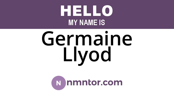 Germaine Llyod