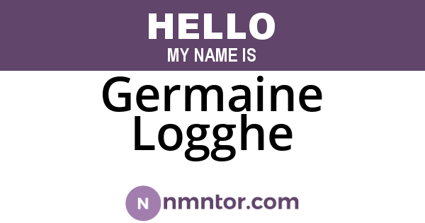 Germaine Logghe