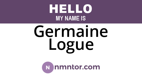 Germaine Logue