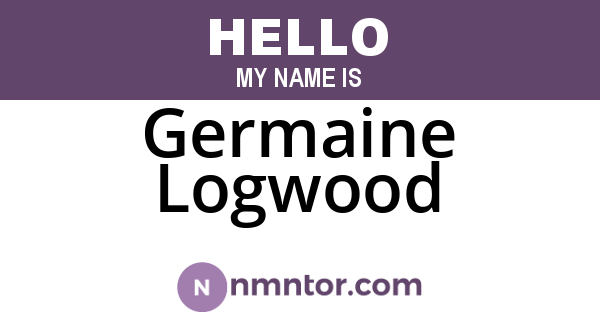 Germaine Logwood
