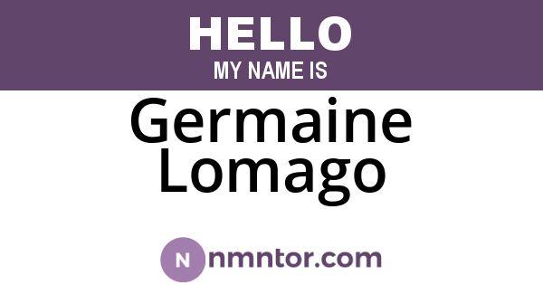 Germaine Lomago
