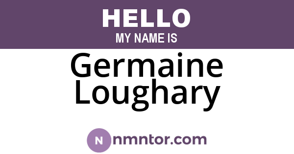 Germaine Loughary