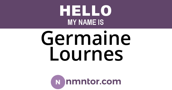 Germaine Lournes