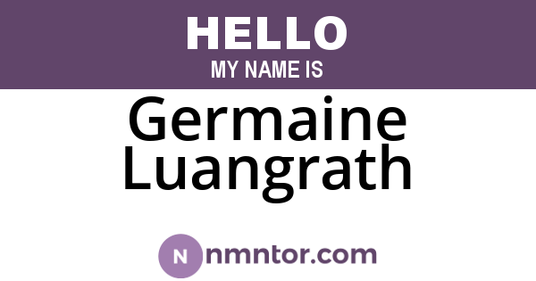 Germaine Luangrath