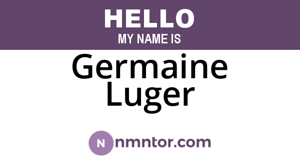 Germaine Luger