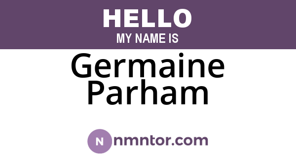 Germaine Parham