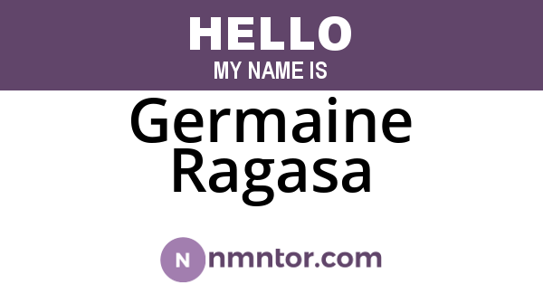 Germaine Ragasa