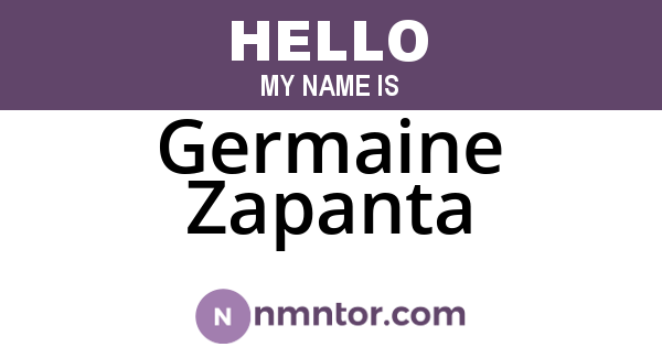 Germaine Zapanta