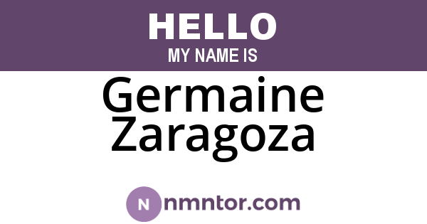 Germaine Zaragoza