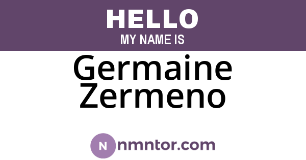 Germaine Zermeno