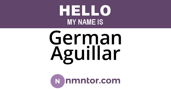 German Aguillar