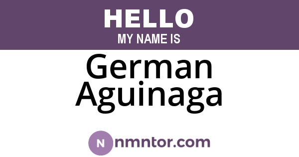 German Aguinaga