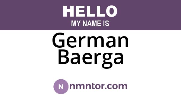 German Baerga