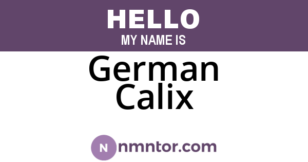 German Calix