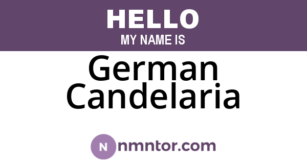 German Candelaria
