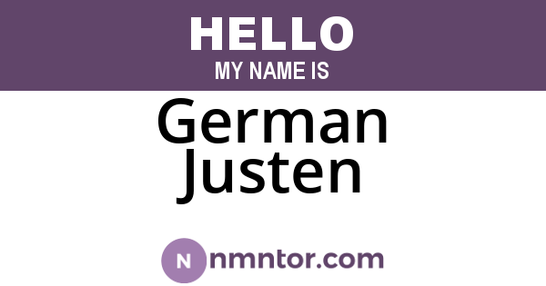 German Justen