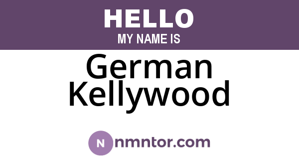 German Kellywood