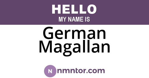 German Magallan
