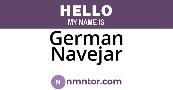 German Navejar