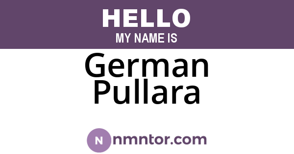 German Pullara