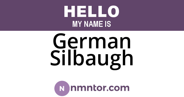 German Silbaugh