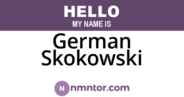 German Skokowski