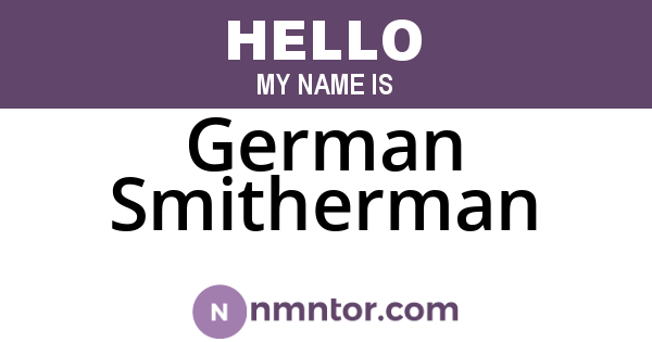 German Smitherman
