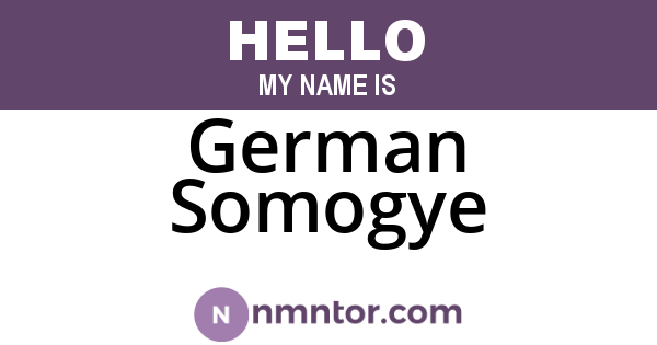 German Somogye