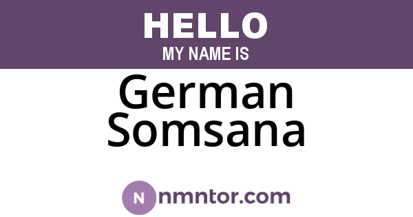 German Somsana