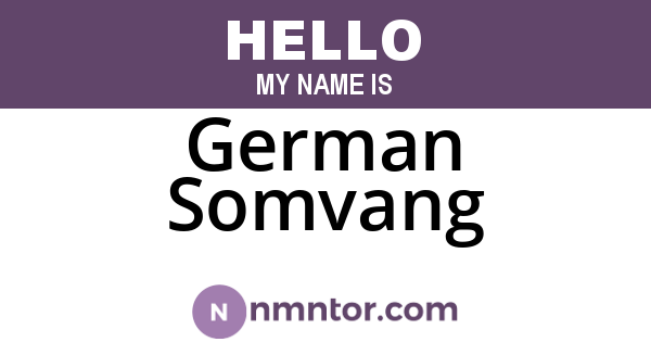 German Somvang